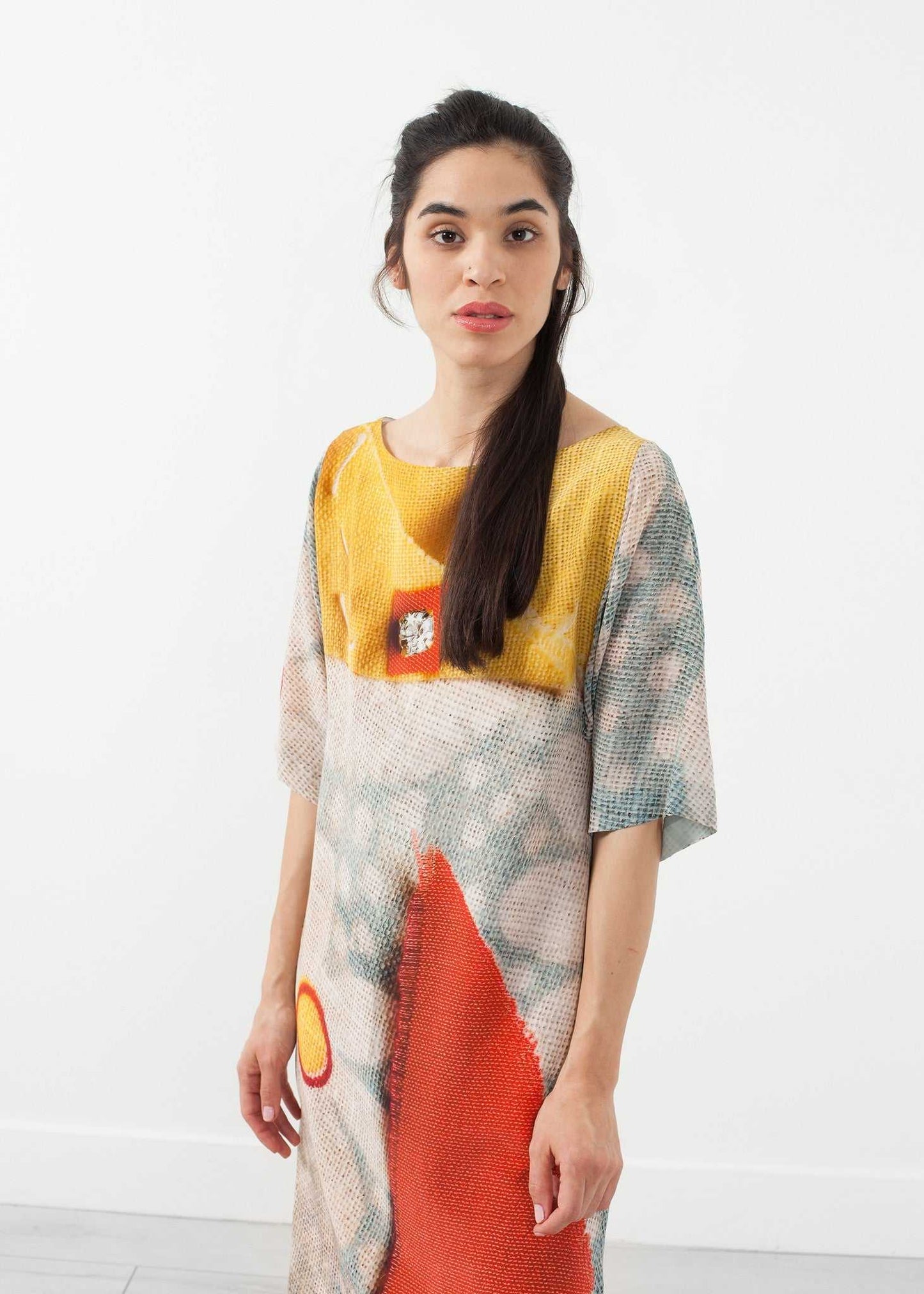 3/4 Sleeve Kimono Dress pankaj3196