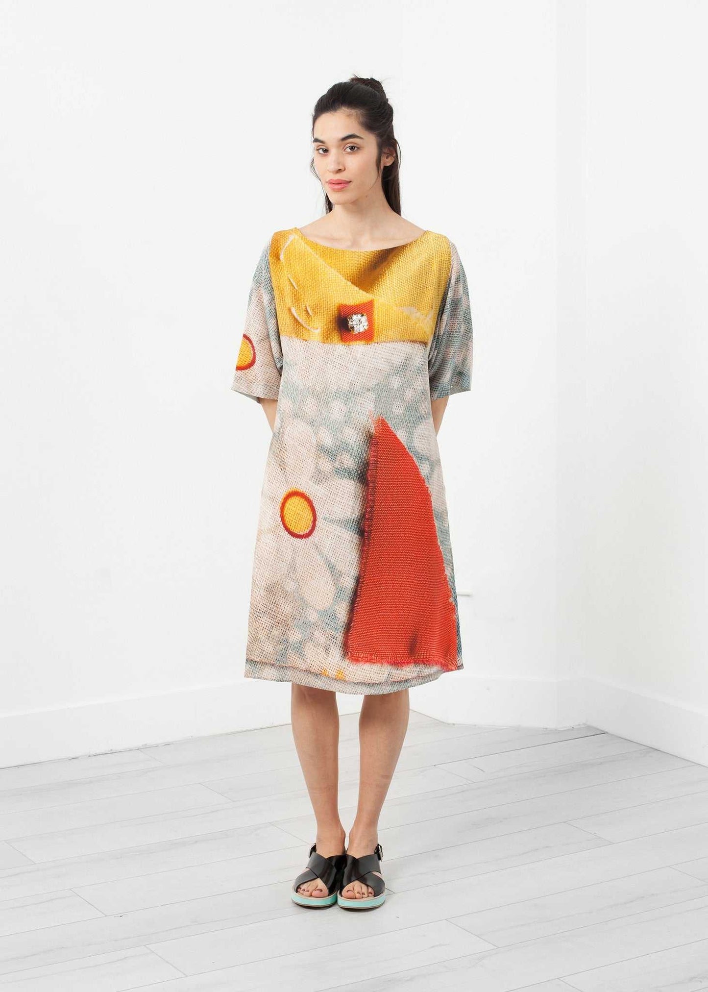 3/4 Sleeve Kimono Dress pankaj3196